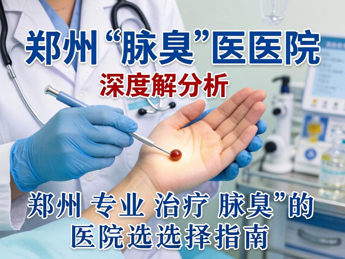 郑州腋臭医院深度解析，郑州专业治疗腋臭的医院选择指南