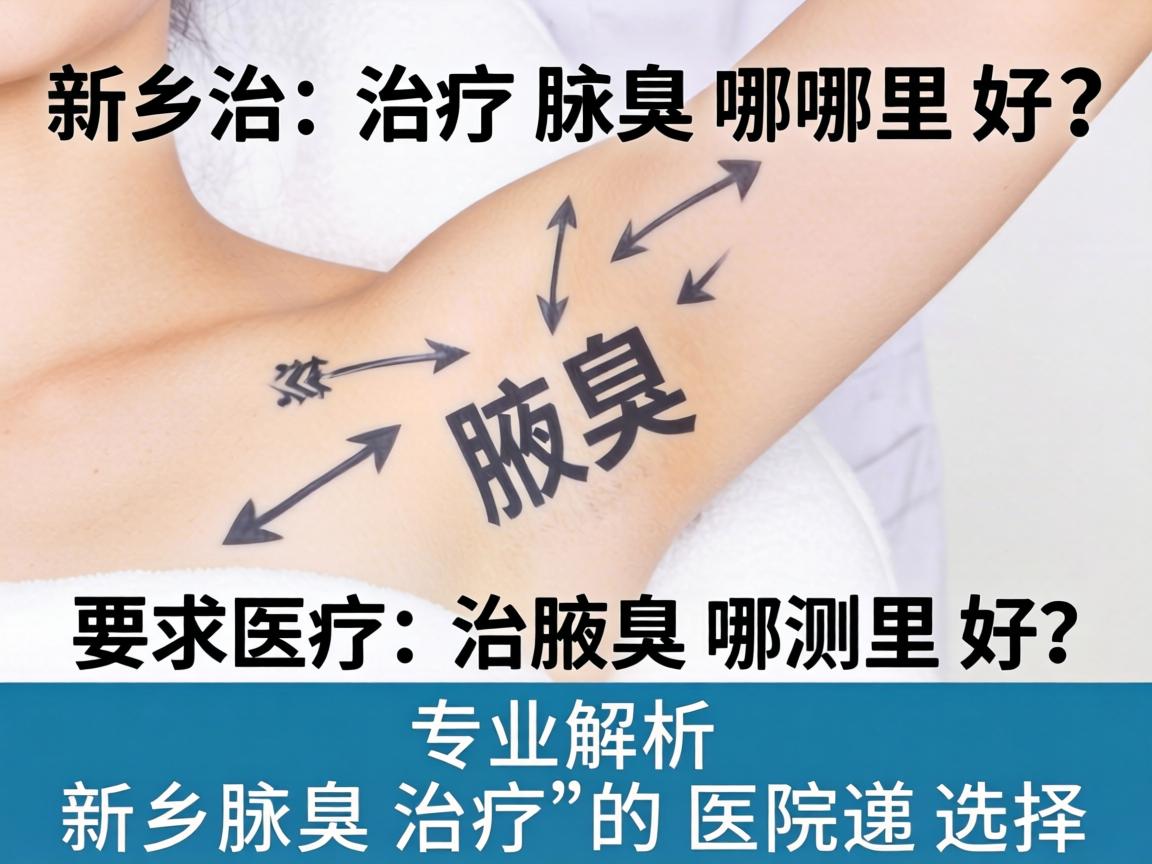 新乡治疗腋臭哪里好？专业解析新乡腋臭治疗的医院选择