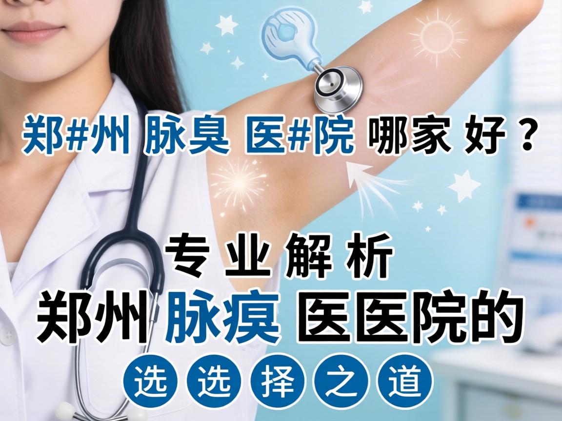 郑州腋臭医院哪家好？专业解析郑州腋臭医院的选择之道