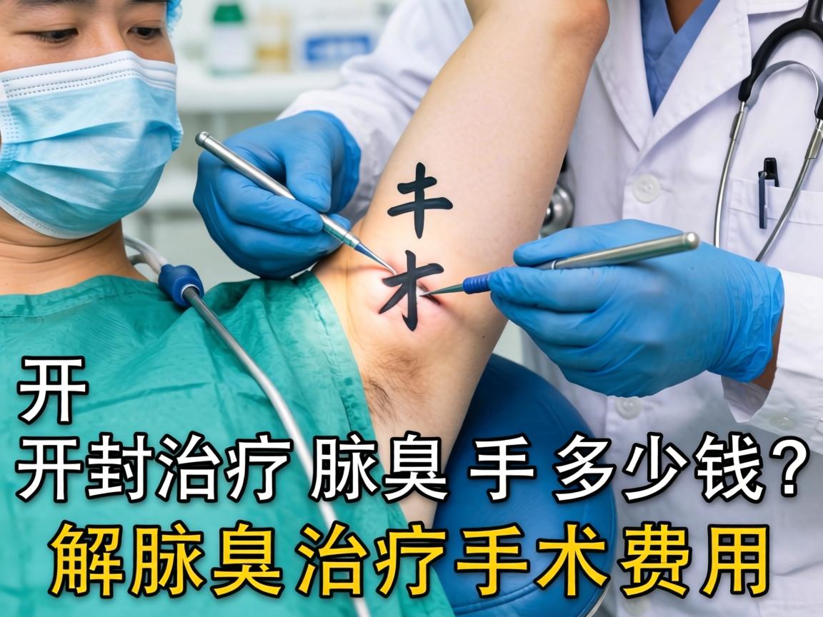 开封治疗腋臭手术多少钱？解析腋臭治疗手术费用