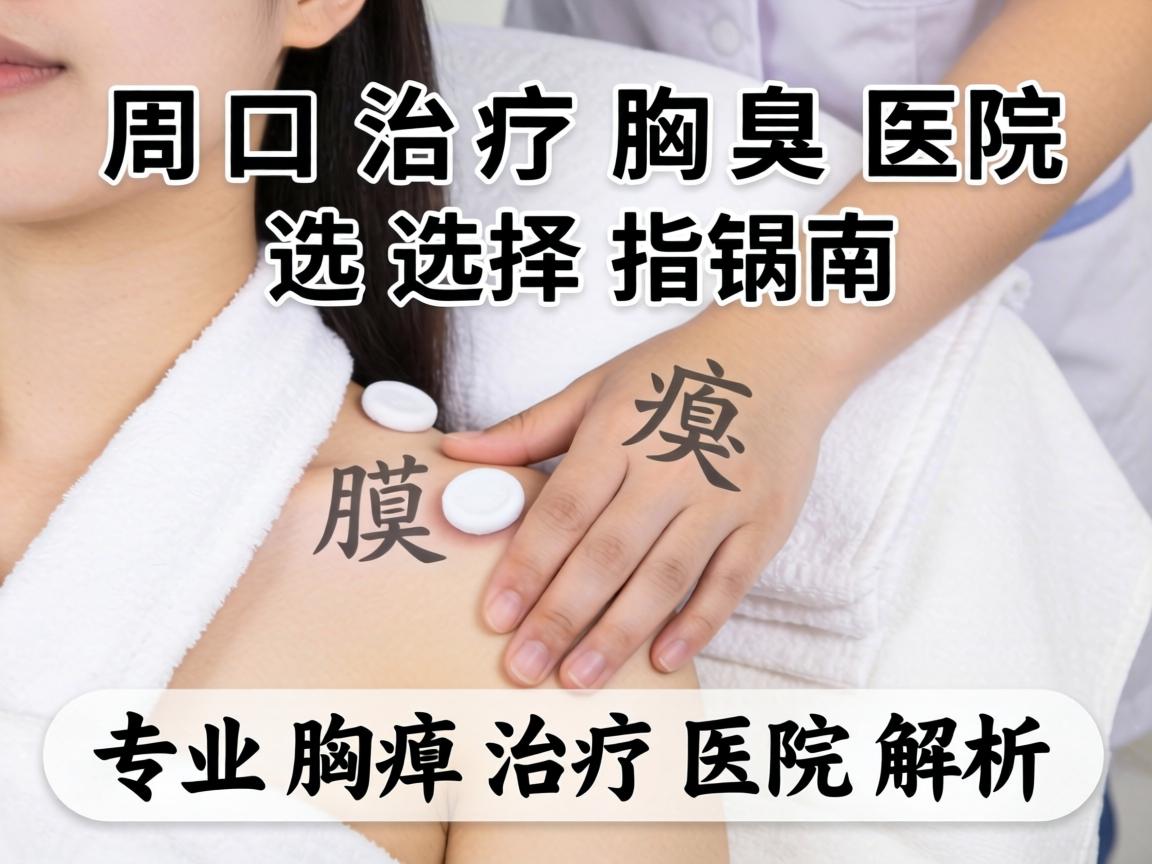 周口治疗腋臭医院选择指南，专业腋臭治疗医院解析
