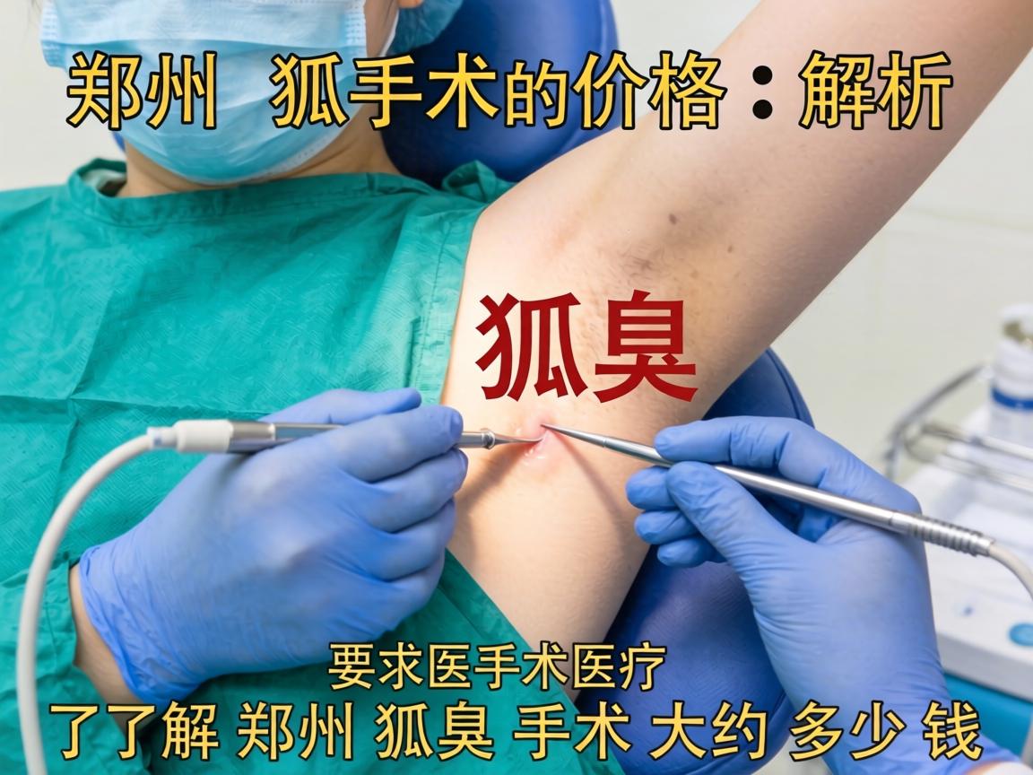 郑州狐臭手术价格解析，了解郑州狐臭手术大约多少钱