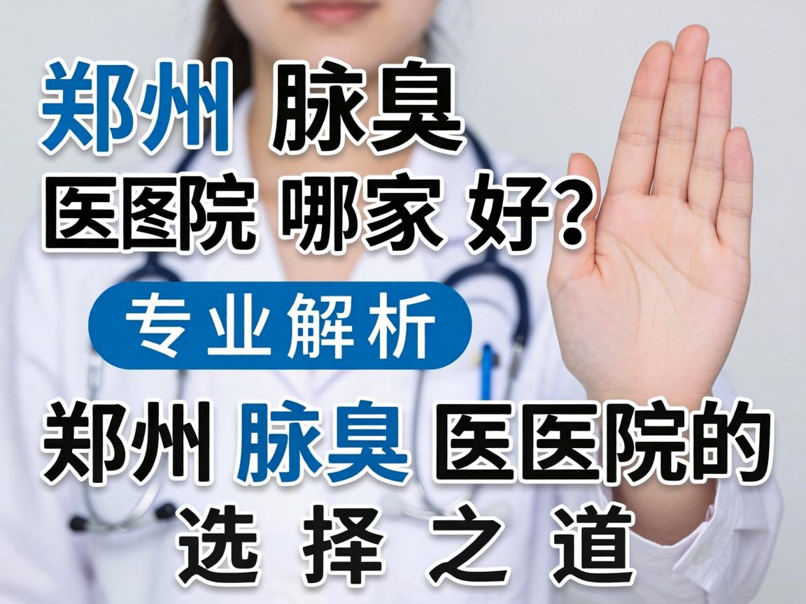 郑州腋臭医院哪家好？专业解析郑州腋臭医院的选择之道