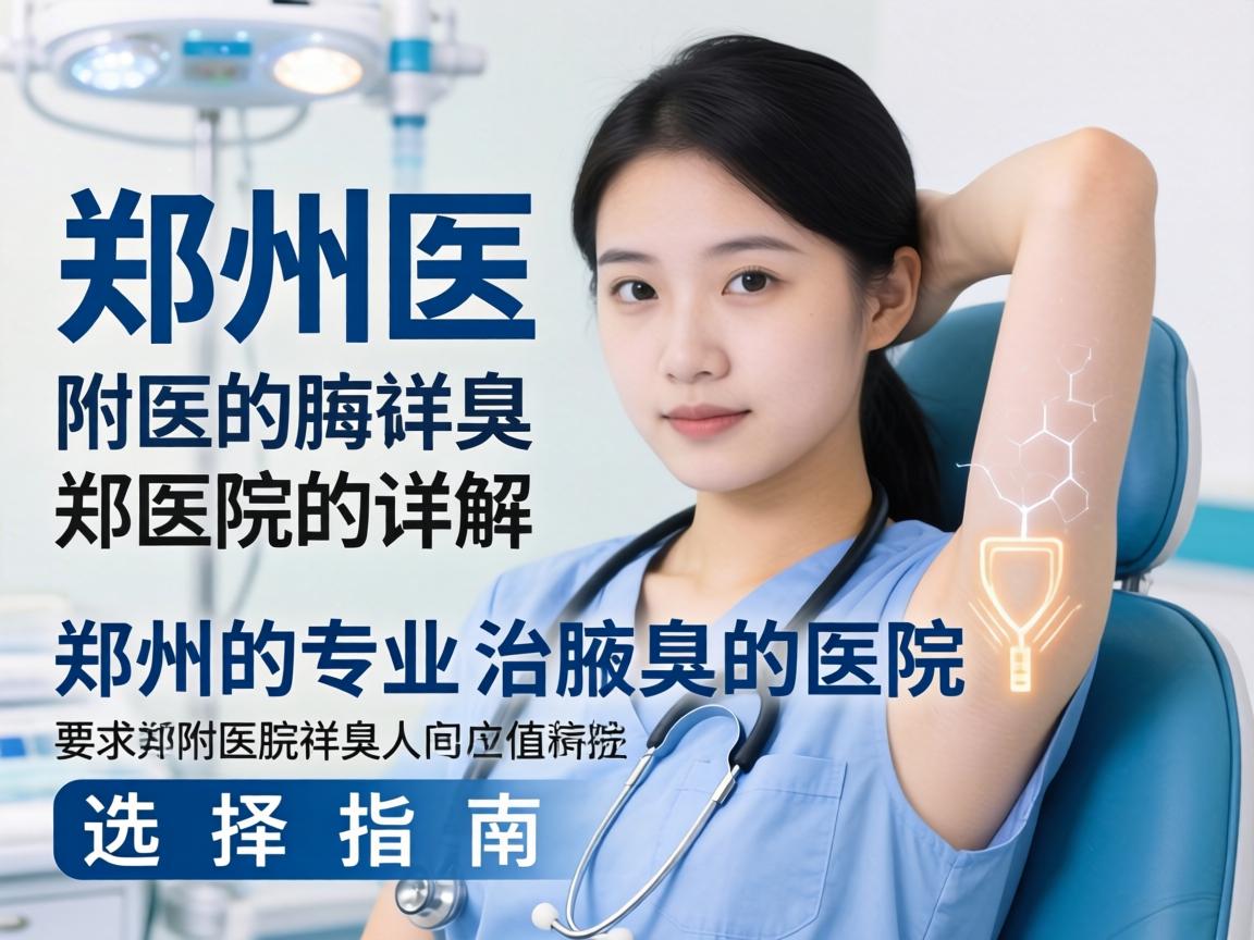 郑州附医腋臭医院详解，郑州专业治腋臭的医院选择指南
