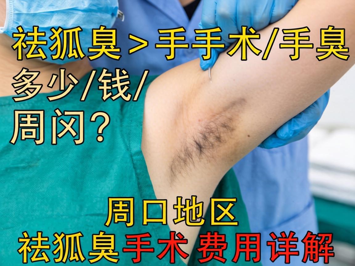 祛狐臭手术多少钱周口？周口地区祛狐臭手术费用详解