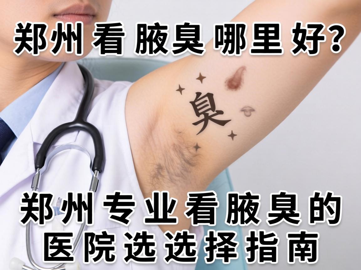 郑州看腋臭哪里好？郑州专业看腋臭的医院选择指南