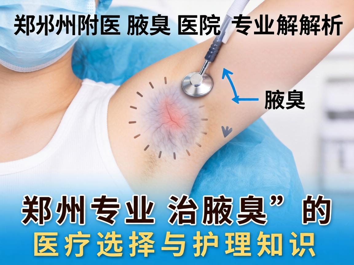 郑州附医腋臭医院专业解析，郑州专业治腋臭的医疗选择与护理知识