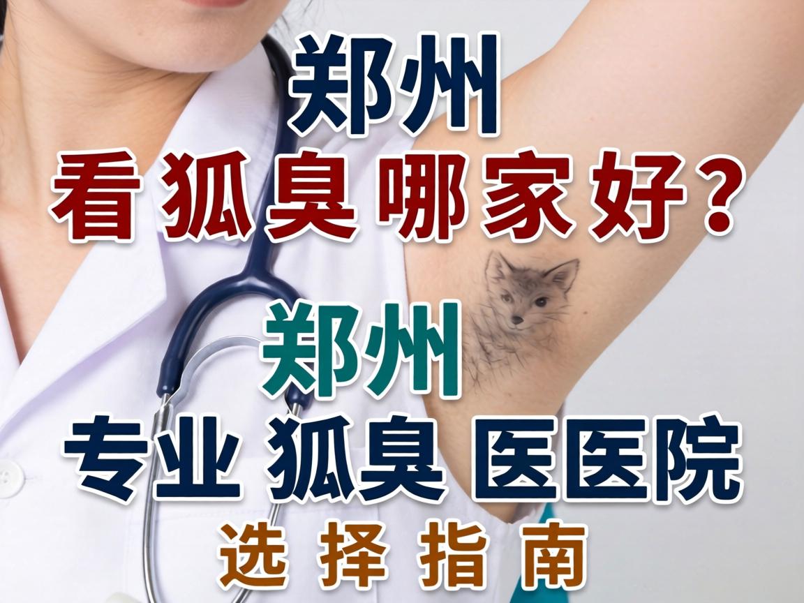 郑州看狐臭哪家好？郑州专业狐臭医院选择指南
