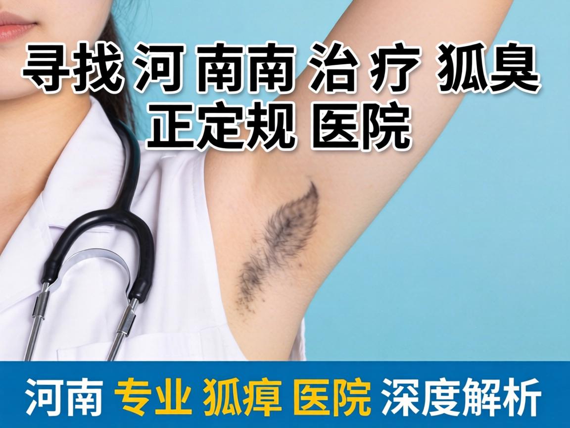 寻找河南治疗狐臭正规医院，河南专业狐臭医院深度解析