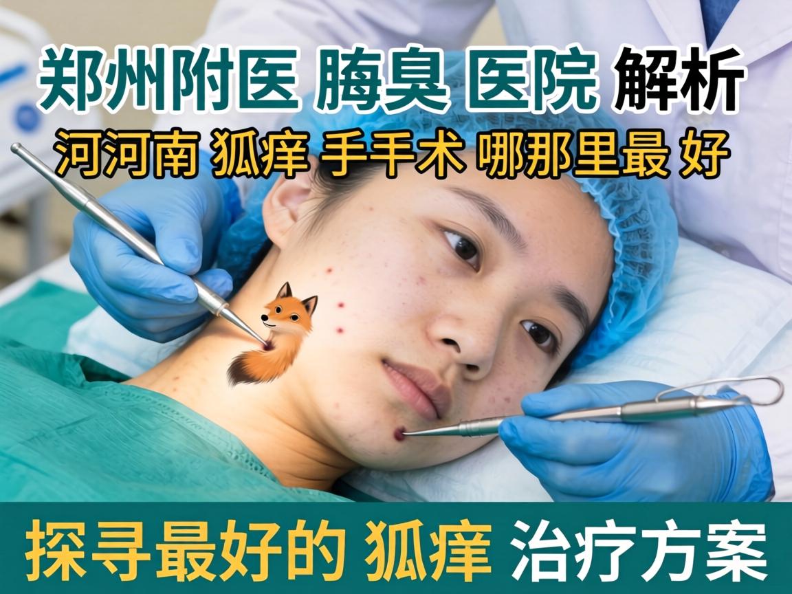 郑州附医腋臭医院解析，河南狐臭手术哪里最好，探寻最好的狐臭治疗方案