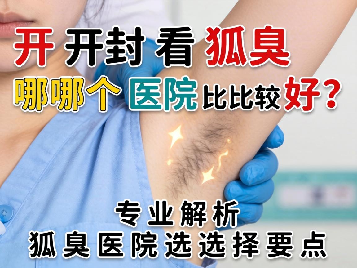 开封看狐臭哪个医院比较好？专业解析狐臭医院选择要点