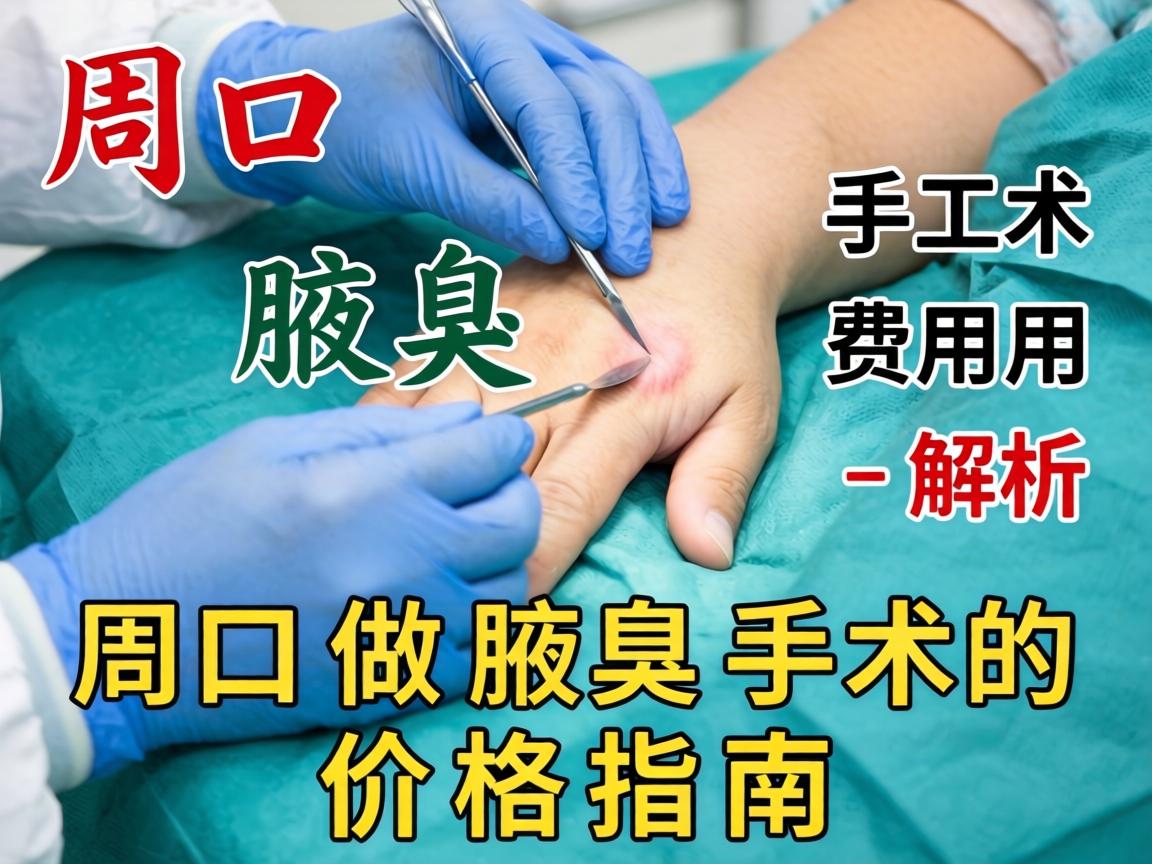 周口腋臭手术费用解析，周口做腋臭手术的价格指南