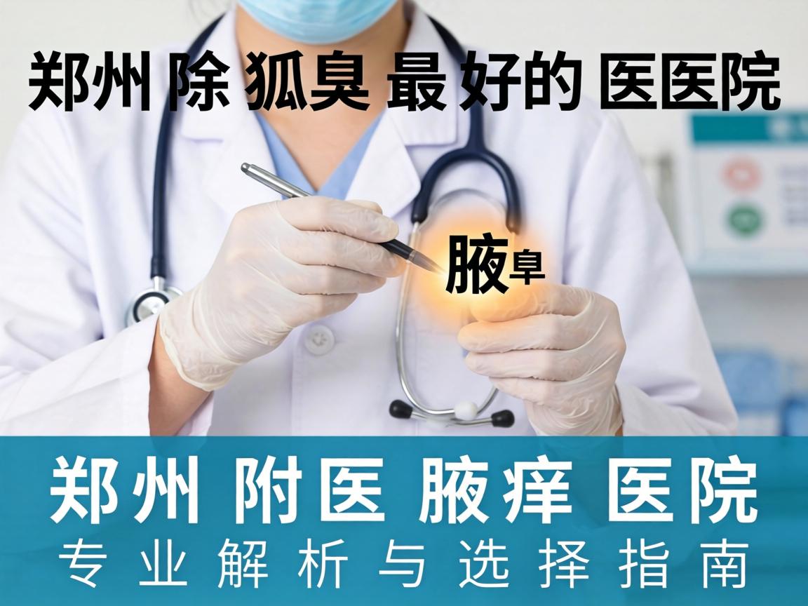 郑州除狐臭最好的医院，郑州附医腋臭医院专业解析与选择指南