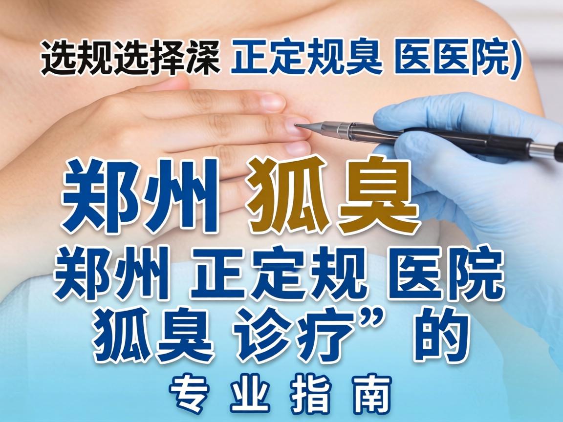 选择郑州狐臭正规医院,郑州正规医院狐臭诊疗的专业指南 选择郑州狐臭正规医院,郑州正规医院狐臭诊疗的专业指南