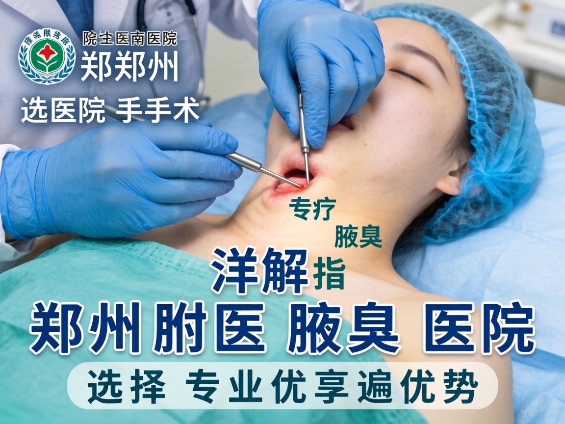 郑州腋臭手术医院选择指南,详解郑州附医腋臭医院专业优势 郑州腋臭手术医院选择指南,详解郑州附医腋臭医院专业优势