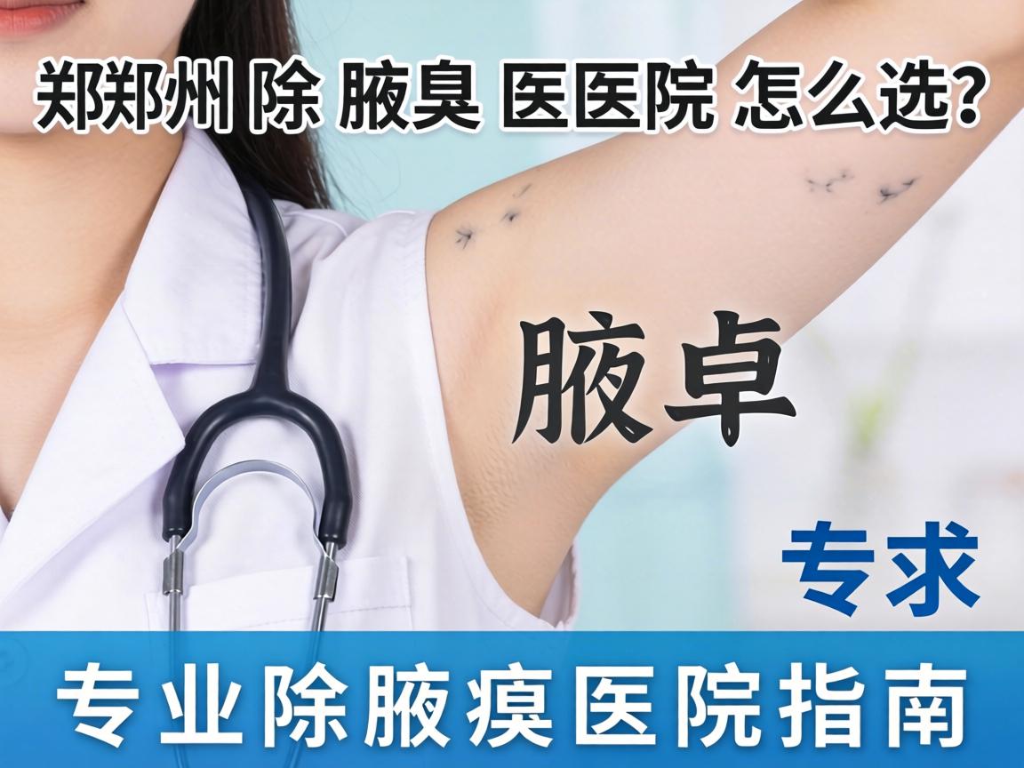 郑州除腋臭医院怎么选?专业除腋臭医院指南 郑州除腋臭医院怎么选?专业除腋臭医院指南
