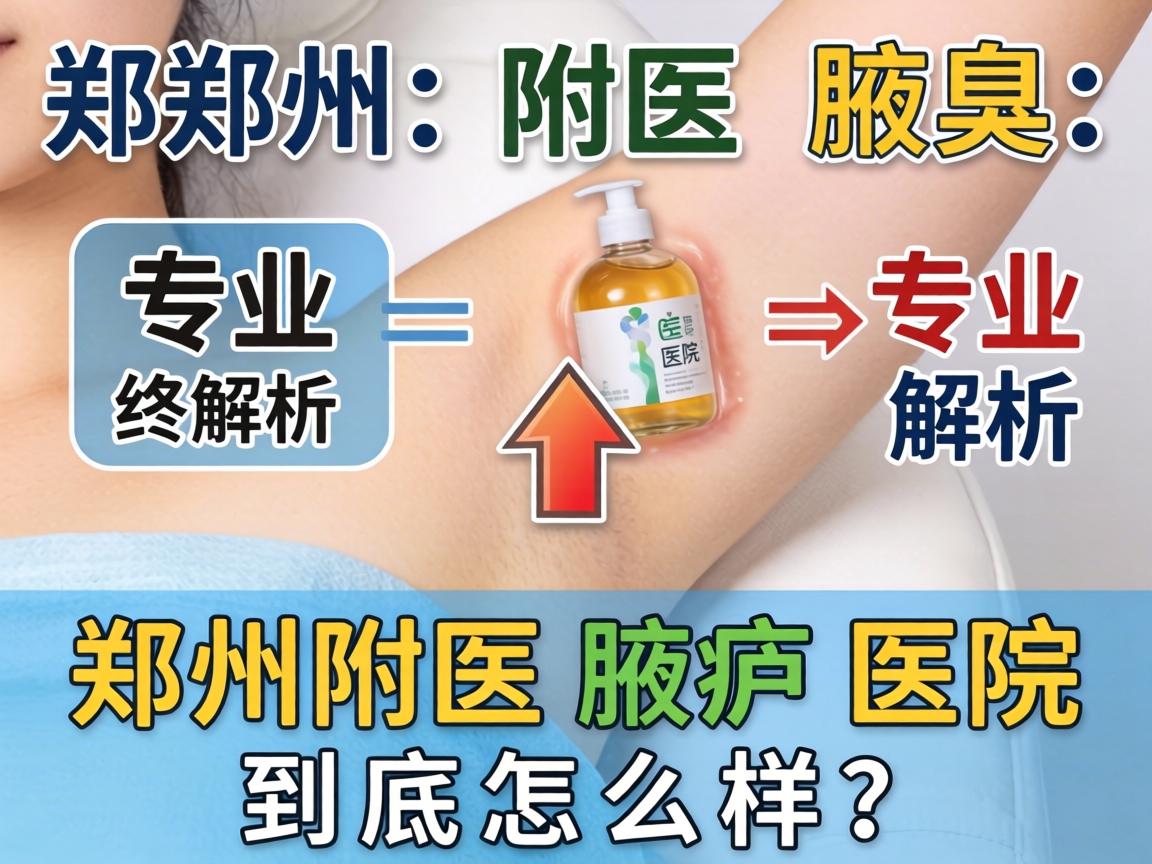郑州附医腋臭医院专业解析，郑州附医腋臭医院到底怎么样？