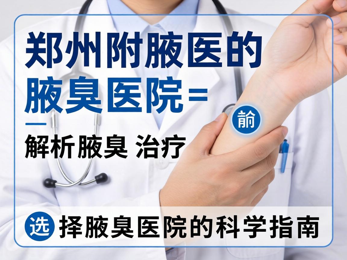 郑州附医腋臭医院解析腋臭治疗,选择腋臭医院的科学指南 郑州附医腋臭医院解析腋臭治疗,选择腋臭医院的科学指南