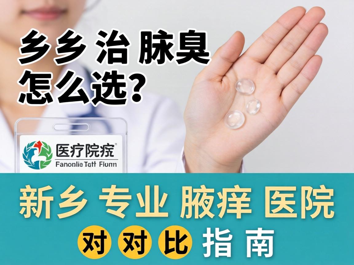 新乡治腋臭医院怎么选？新乡专业腋臭医院对比指南