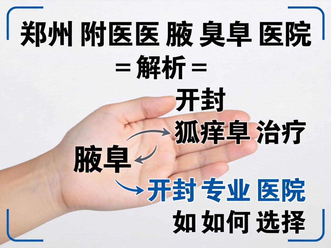郑州附医腋臭医院解析,开封狐臭治疗,开封专业医院如何选择 郑州附医腋臭医院解析,开封狐臭治疗,开封专业医院如何选择