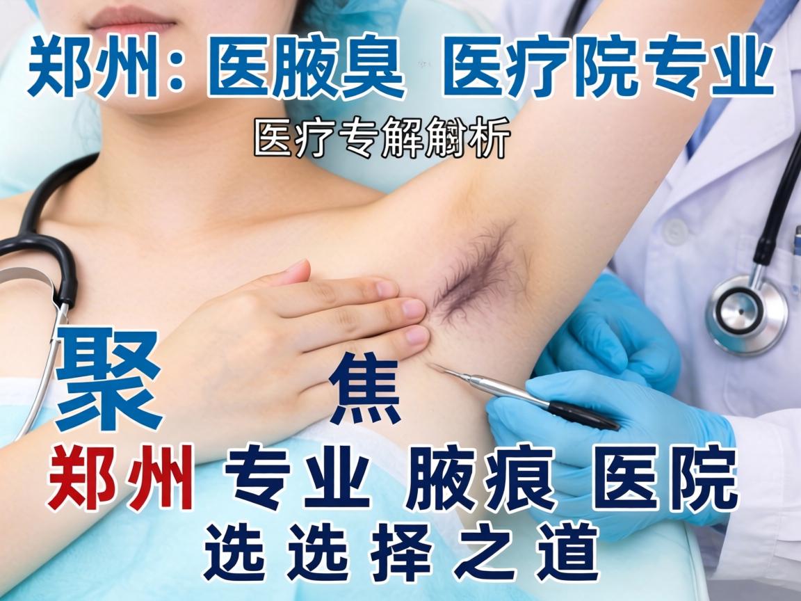 郑州腋臭医院专业解析，聚焦郑州专业腋臭医院的选择之道