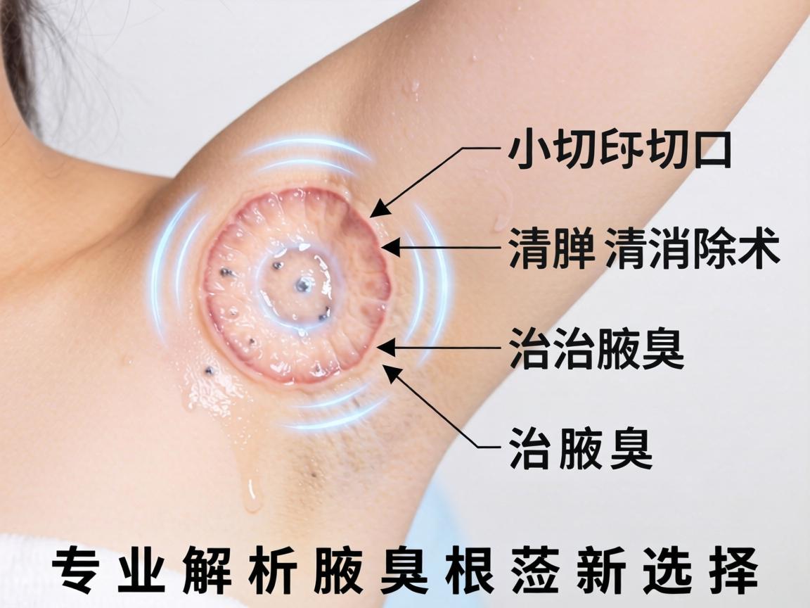 小切口汗腺清除术治腋臭，专业解析腋臭根治新选择