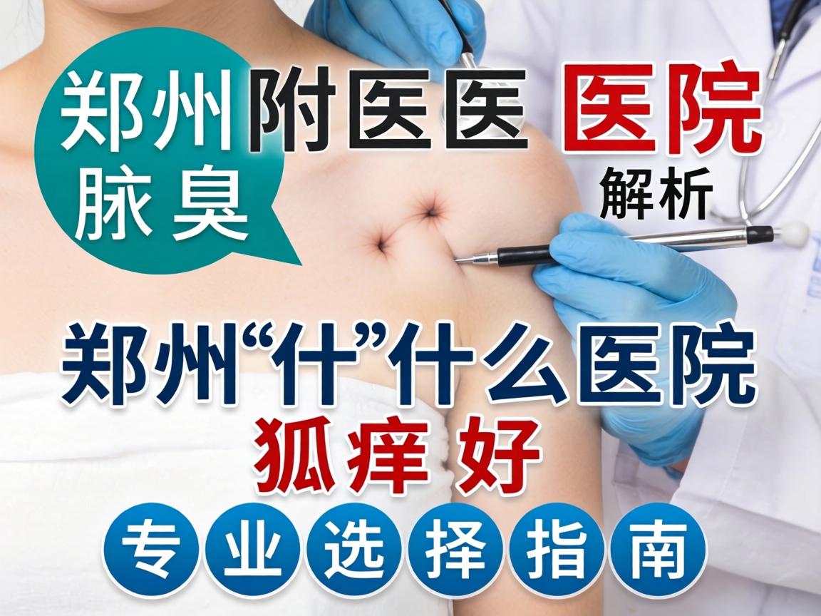 郑州附医腋臭医院解析，郑州什么医院狐臭好，专业选择指南