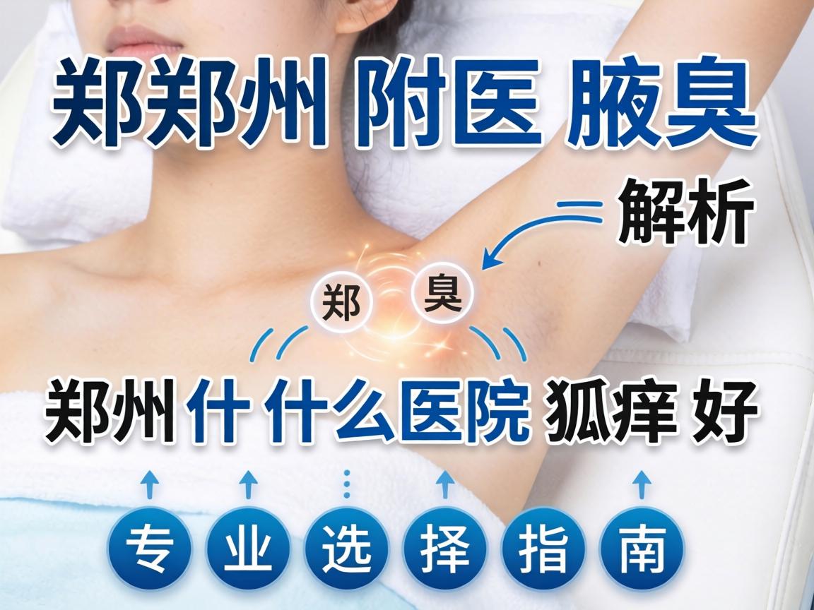 郑州附医腋臭医院解析，郑州什么医院狐臭好，专业选择指南