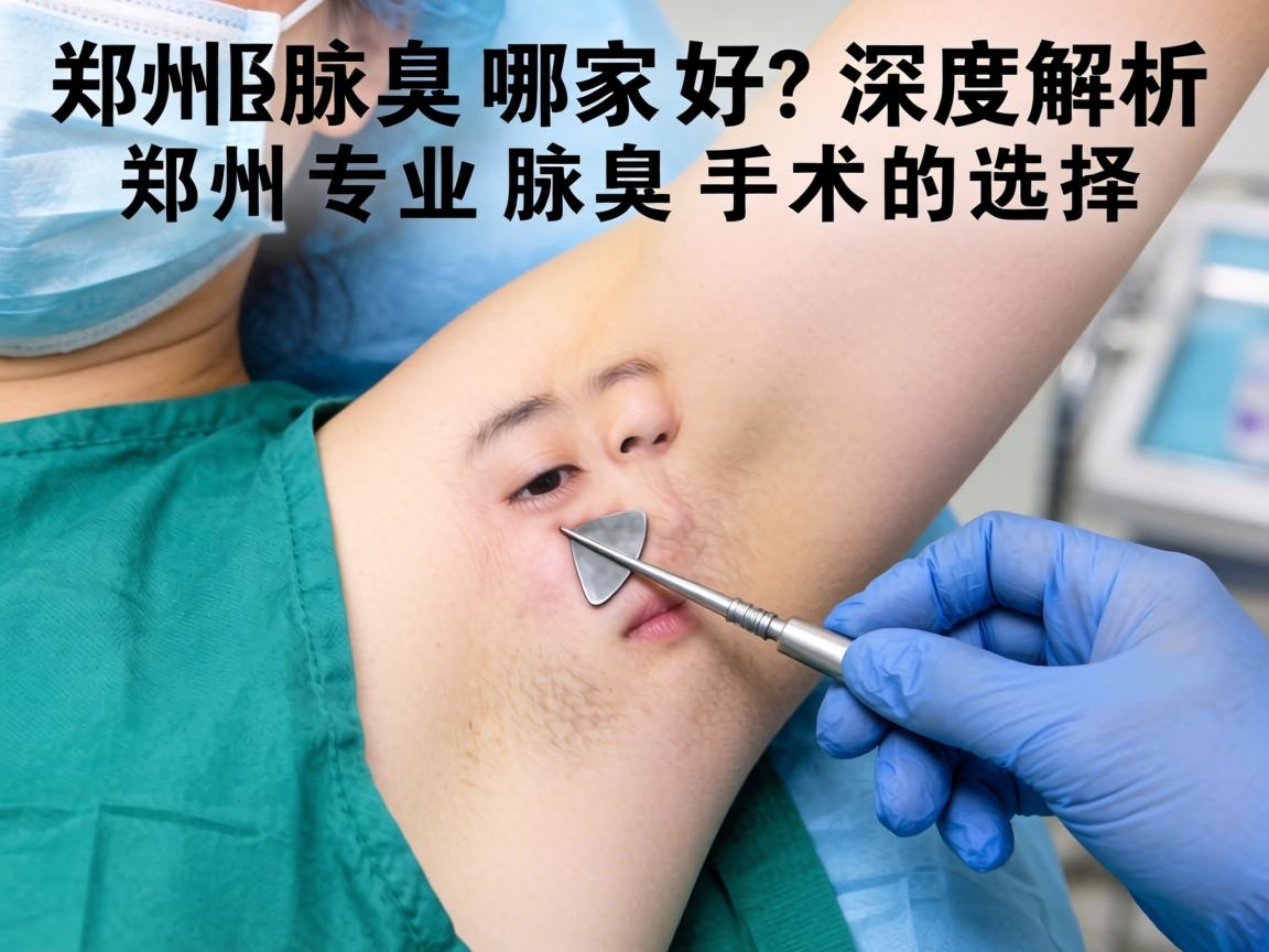 郑州腋臭手术哪家好？深度解析郑州专业腋臭手术的选择