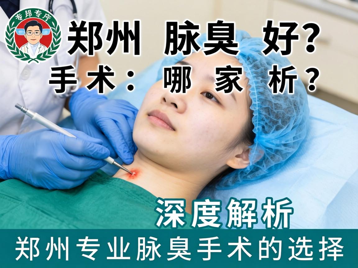 郑州腋臭手术哪家好？深度解析郑州专业腋臭手术的选择