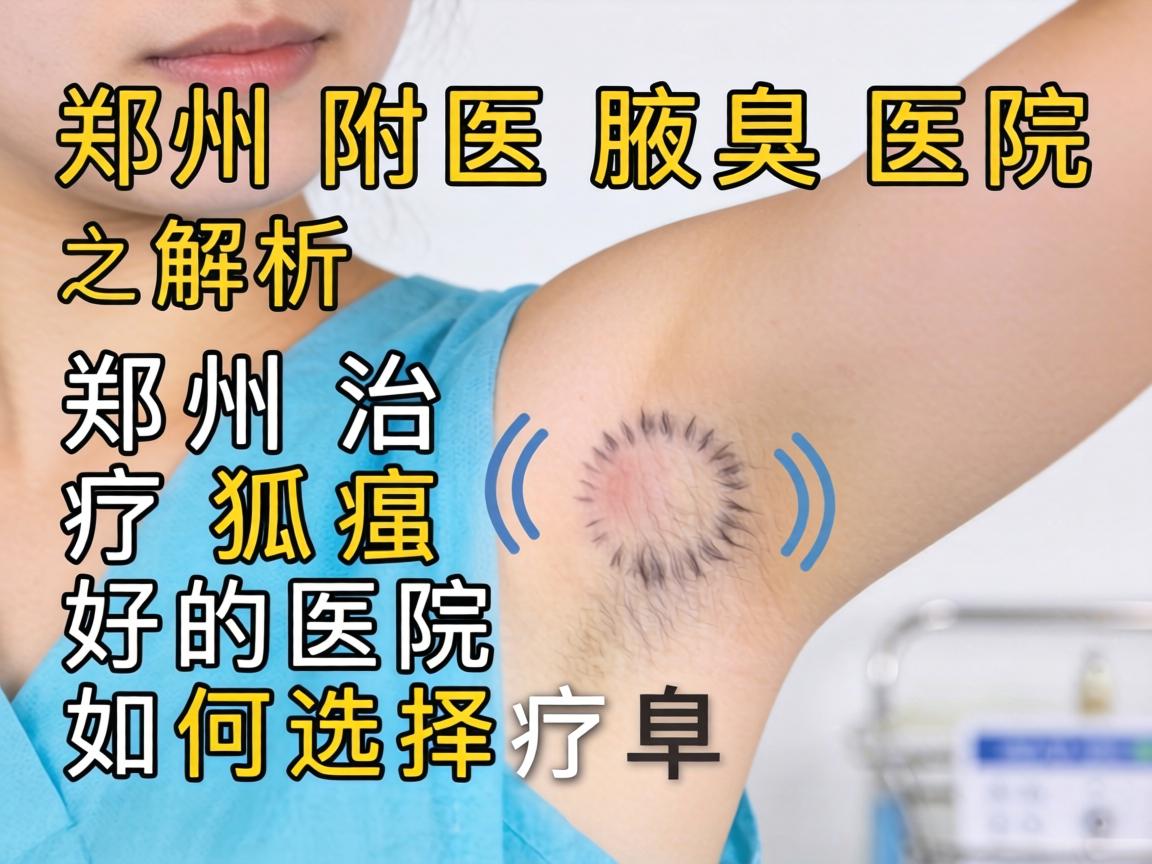 郑州附医腋臭医院解析，郑州治疗狐臭好的医院如何选择