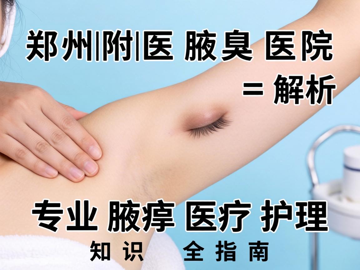 郑州附医腋臭医院解析,专业腋臭医疗护理知识全指南 郑州附医腋臭医院解析,专业腋臭医疗护理知识全指南
