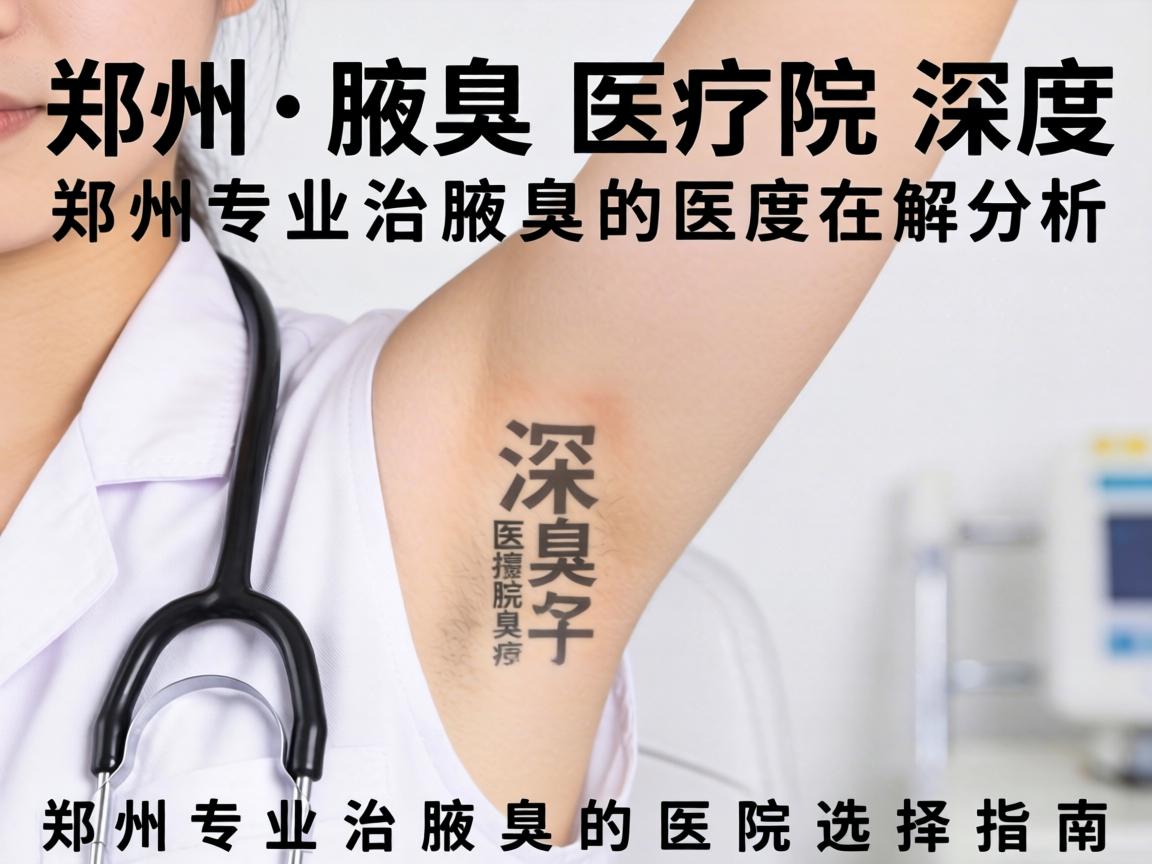 郑州腋臭医院深度解析，郑州专业治腋臭的医院选择指南