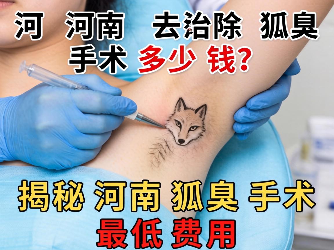 河南去除狐臭手术多少钱？揭秘河南狐臭手术最低费用