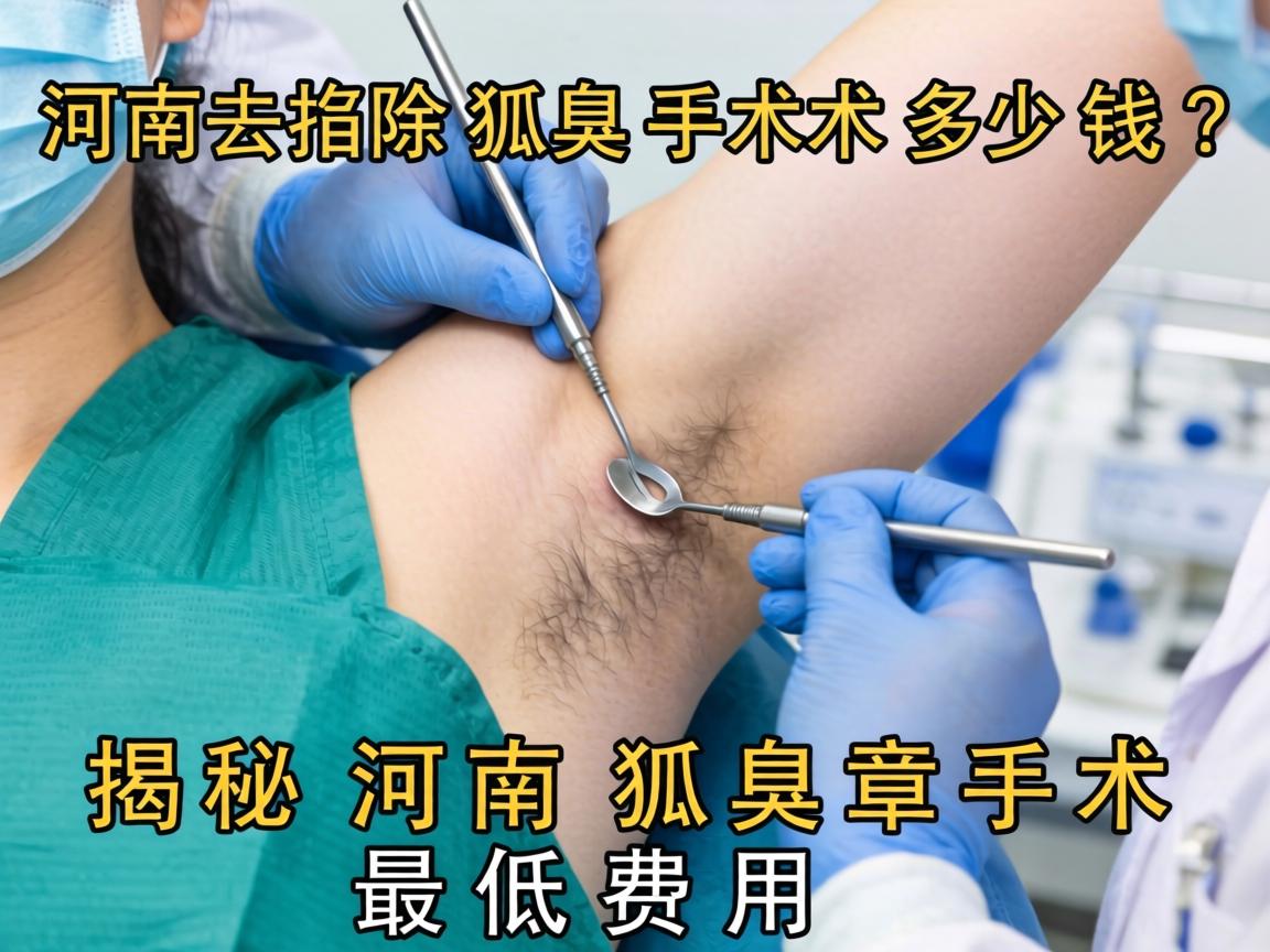 河南去除狐臭手术多少钱？揭秘河南狐臭手术最低费用