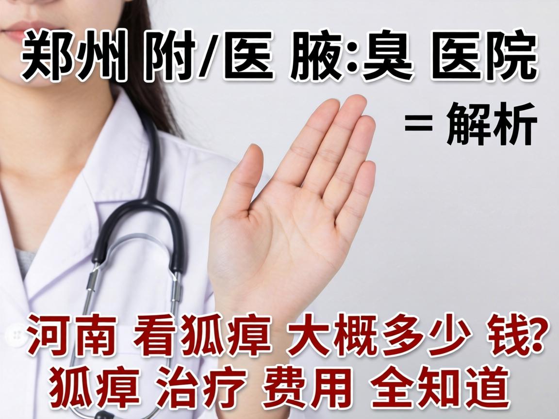 郑州附医腋臭医院解析,河南看狐臭大概多少钱?狐臭治疗费用全知道 郑州附医腋臭医院解析,河南看狐臭大概多少钱?狐臭治疗费用全知道