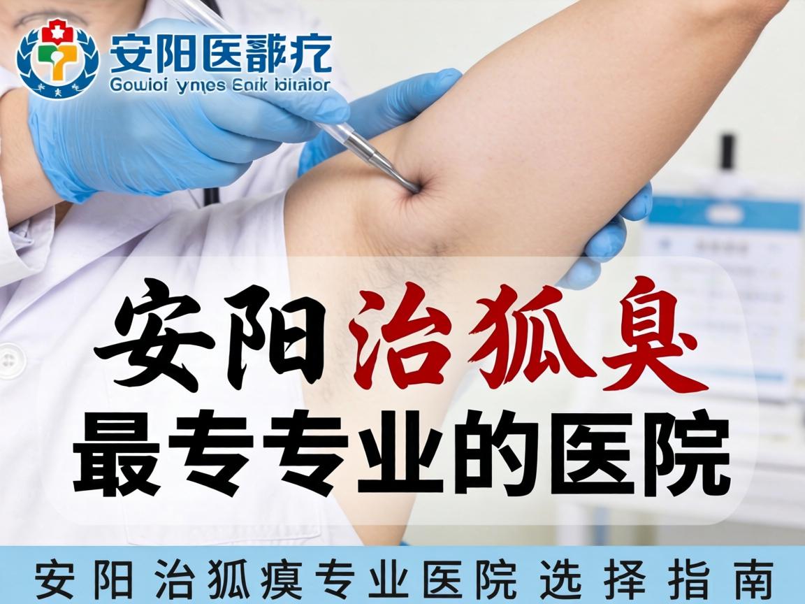 安阳治狐臭最专业的医院，安阳治狐臭专业医院选择指南
