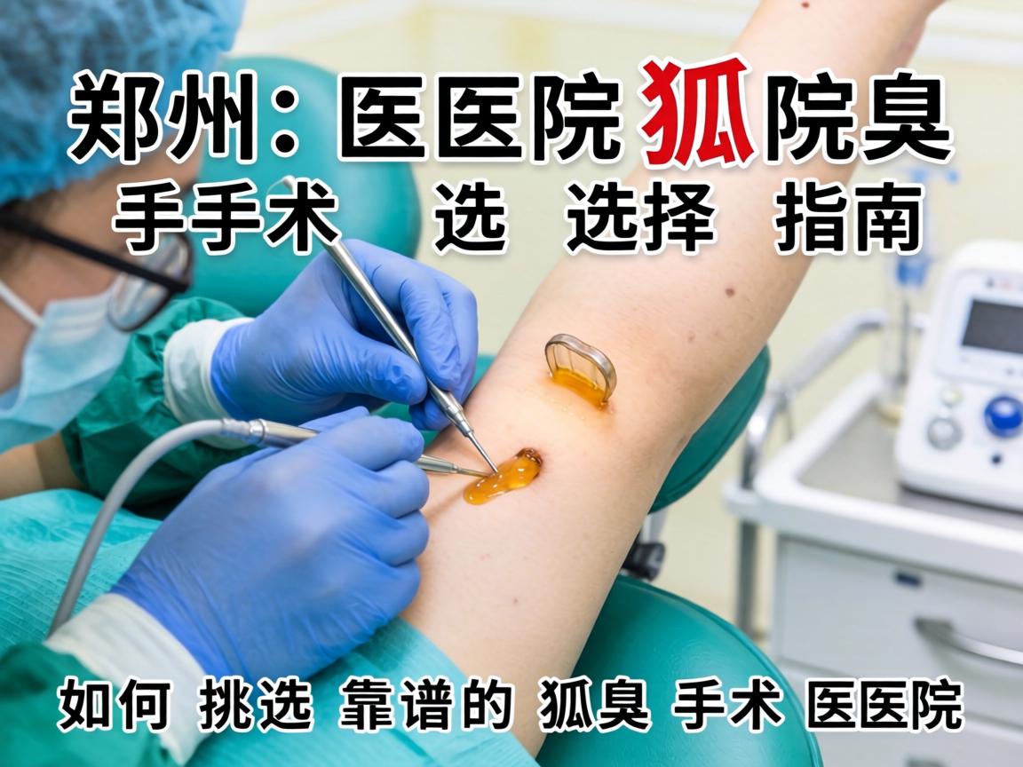郑州狐臭手术医院选择指南,如何挑选靠谱的狐臭手术医院 郑州狐臭手术医院选择指南,如何挑选靠谱的狐臭手术医院