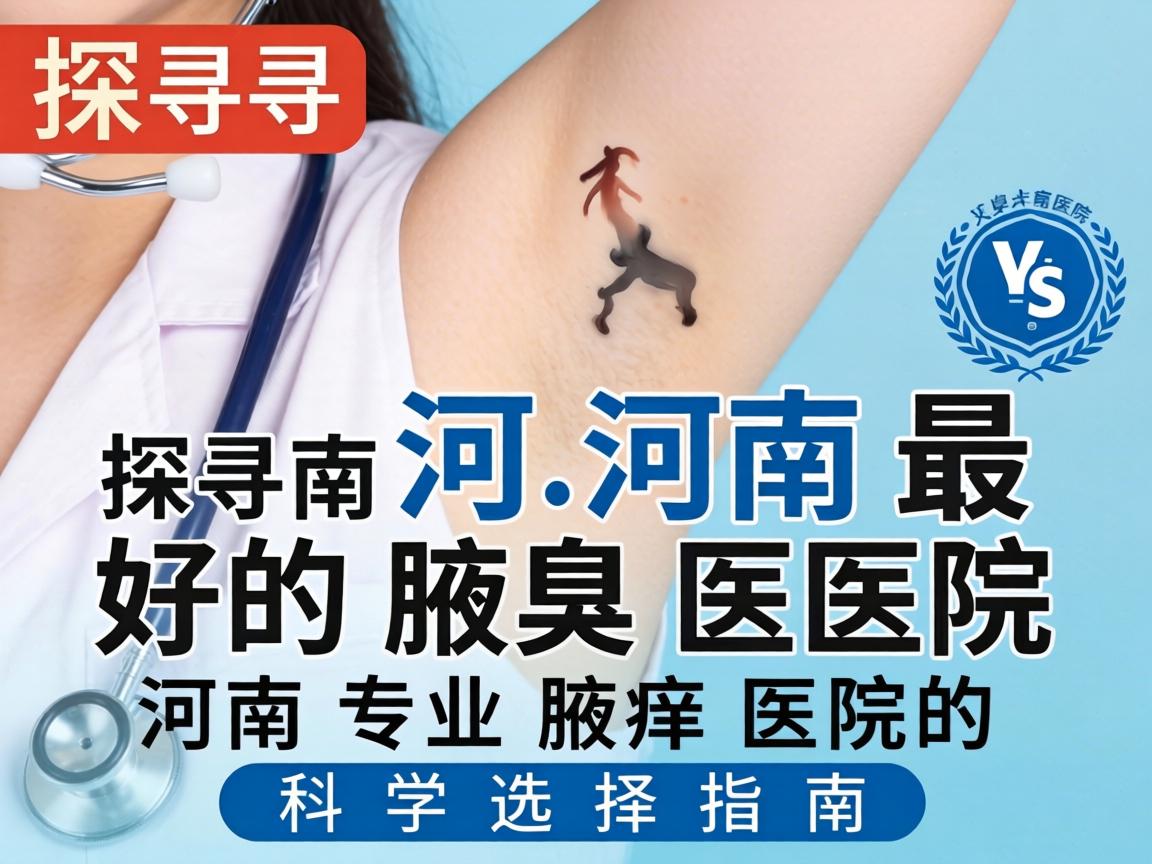 探寻河南最好的腋臭医院，河南专业腋臭医院的科学选择指南