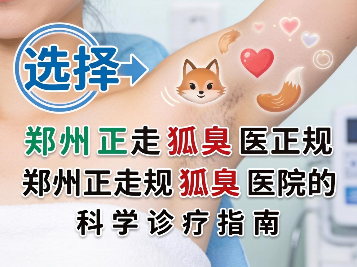选择郑州正规狐臭医院，郑州正规狐臭医院的科学诊疗指南