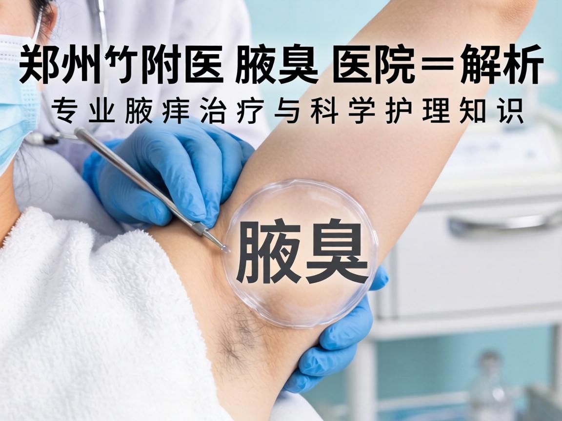 郑州附医腋臭医院解析，专业腋臭治疗与科学护理知识