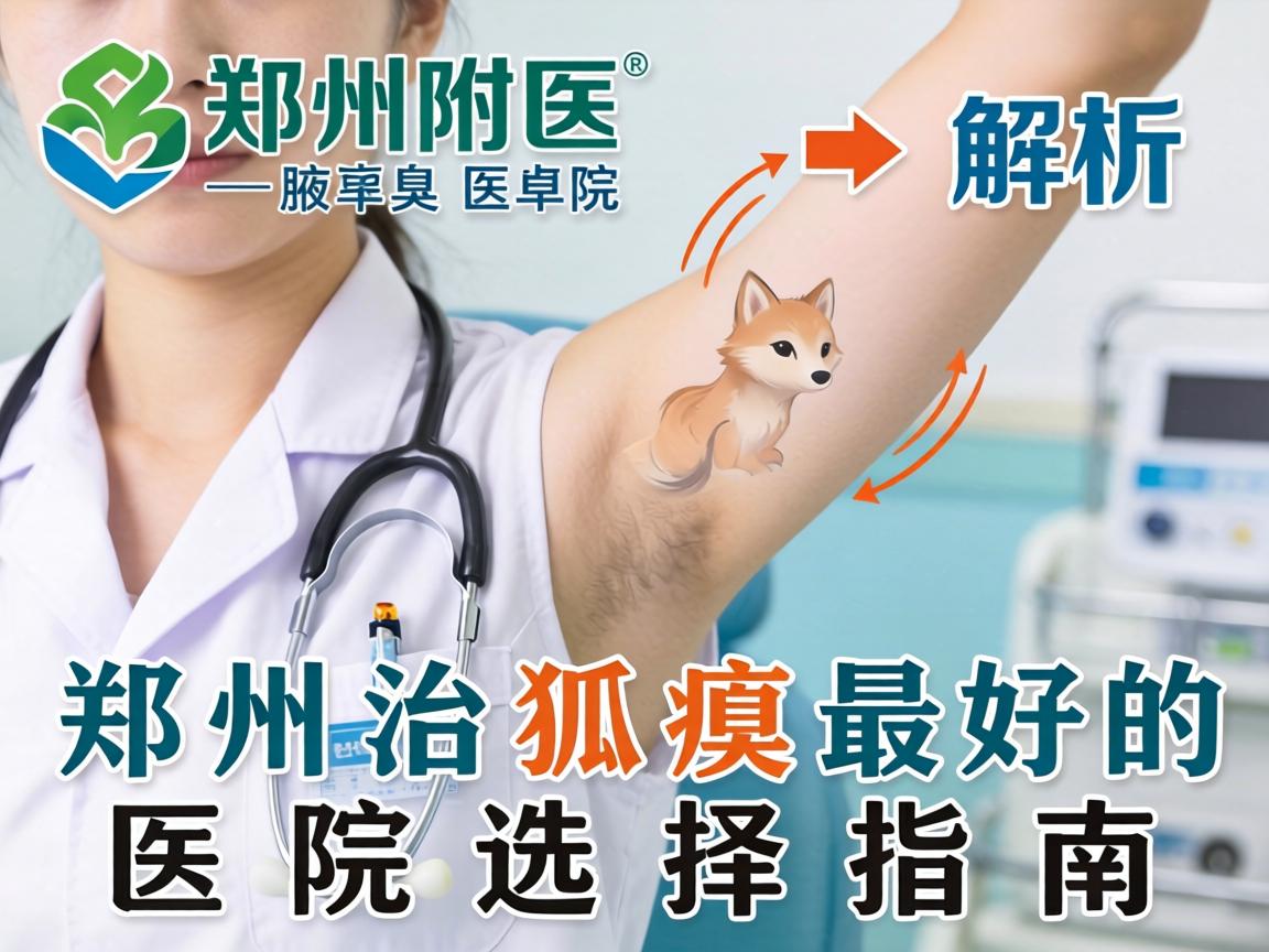 郑州附医腋臭医院解析，郑州治狐臭最好的医院选择指南