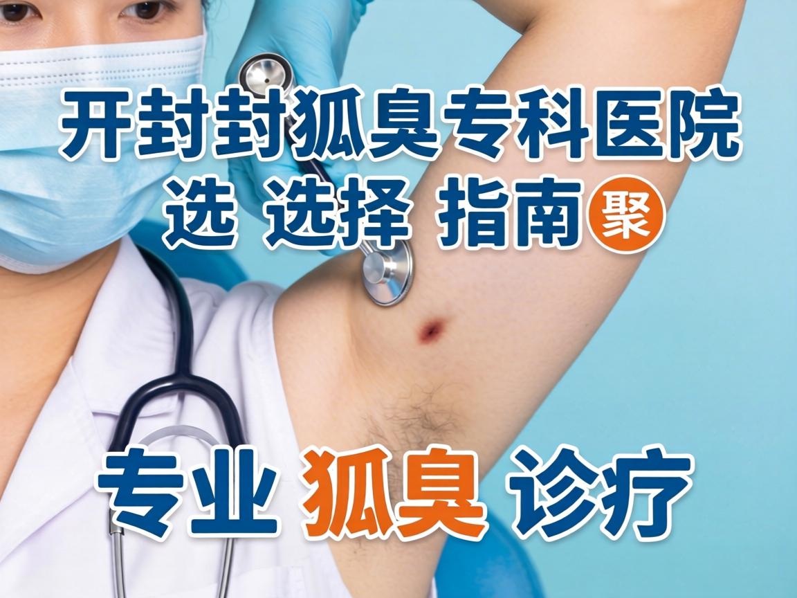 开封狐臭专科医院选择指南,聚焦专业狐臭诊疗 开封狐臭专科医院选择指南,聚焦专业狐臭诊疗