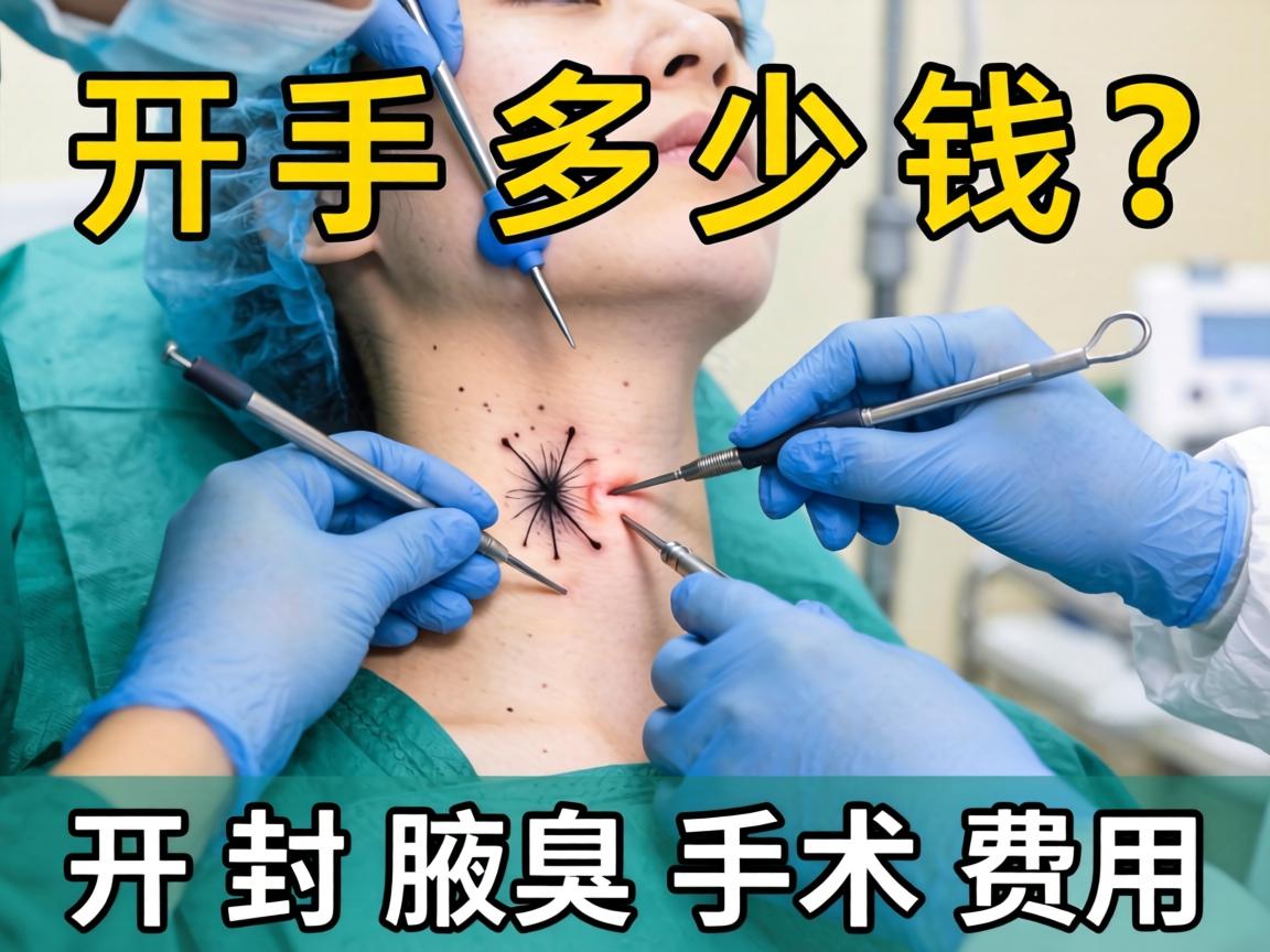 开封腋臭手术多少钱？详解开封腋臭手术费用