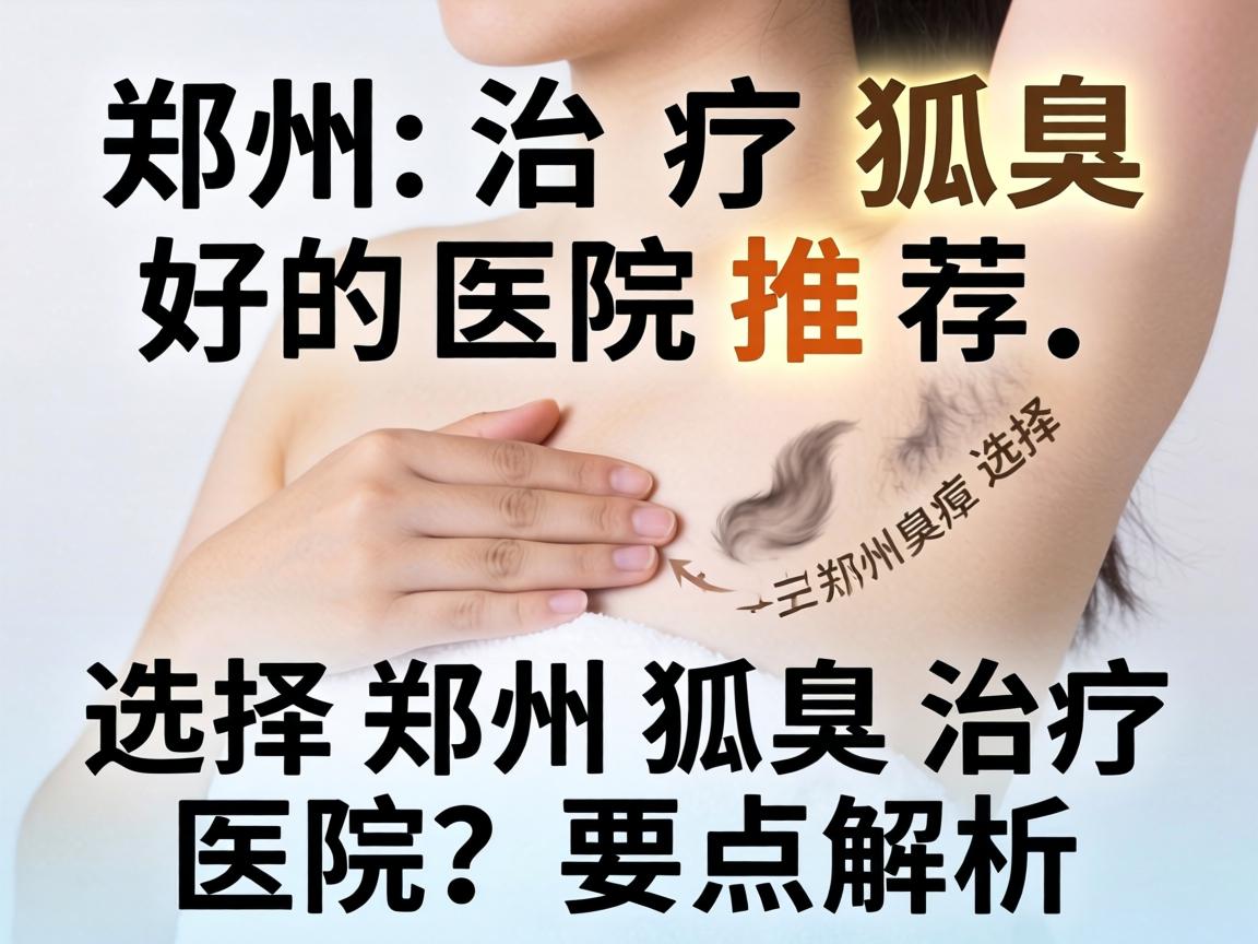 郑州治疗狐臭好的医院推荐,选择郑州狐臭治疗医院的要点解析 郑州治疗狐臭好的医院推荐,选择郑州狐臭治疗医院的要点解析