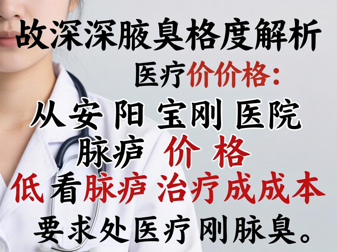 深度解析腋臭医疗价格，从安阳宝刚医院腋臭价格低看腋臭治疗成本