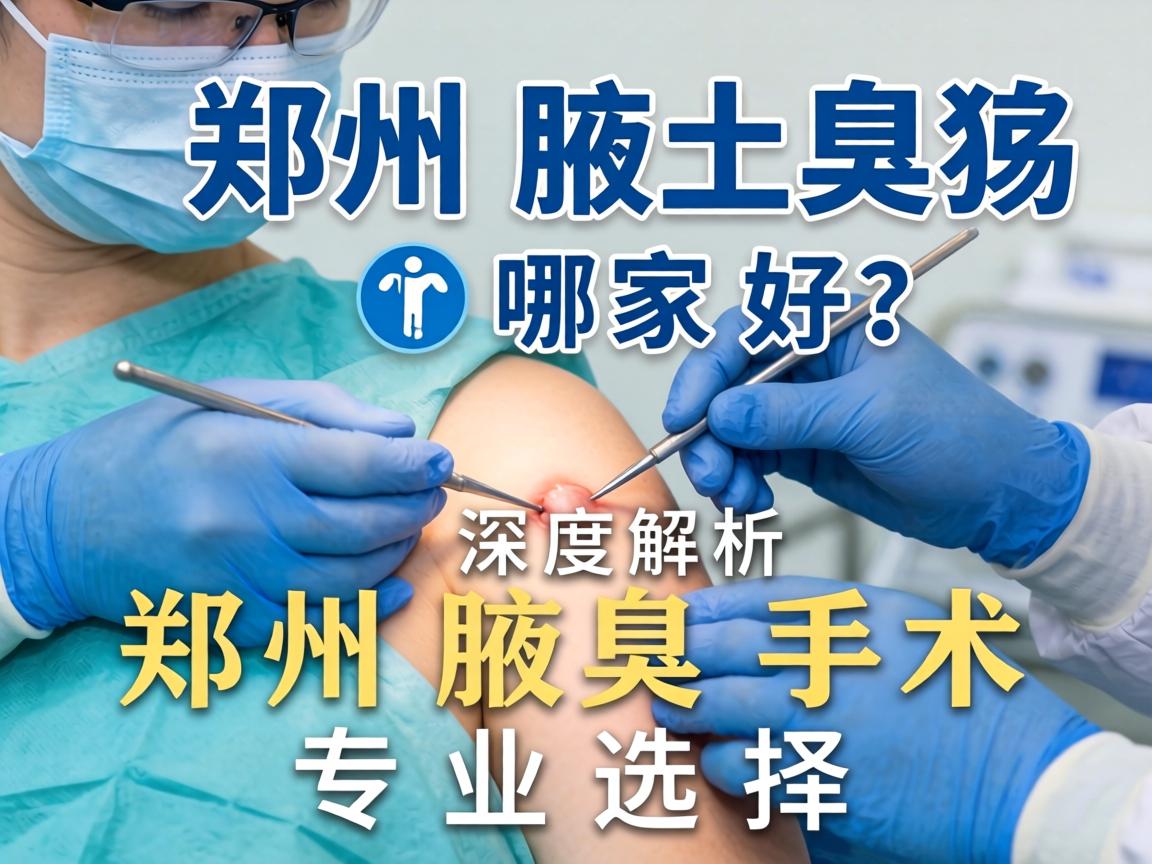 郑州腋臭手术哪家好？深度解析郑州腋臭手术专业选择