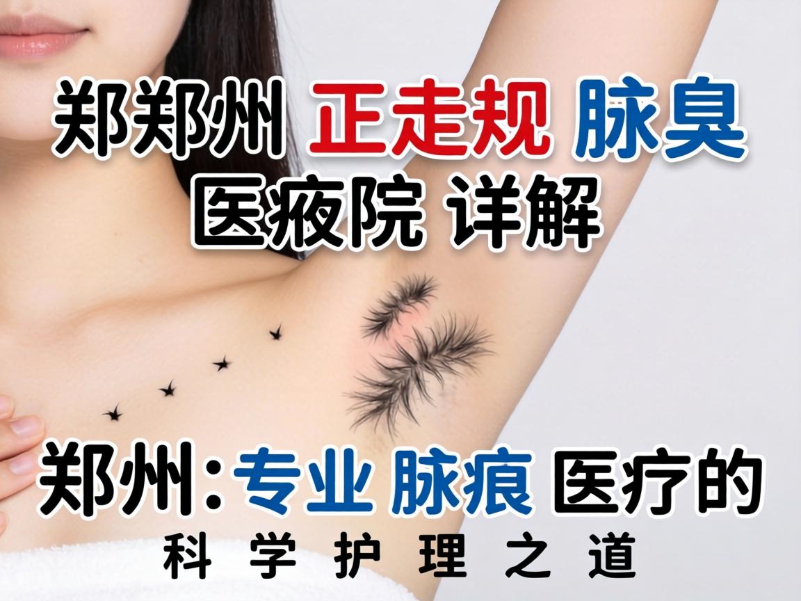郑州正规腋臭医院详解，郑州专业腋臭医疗的科学护理之道