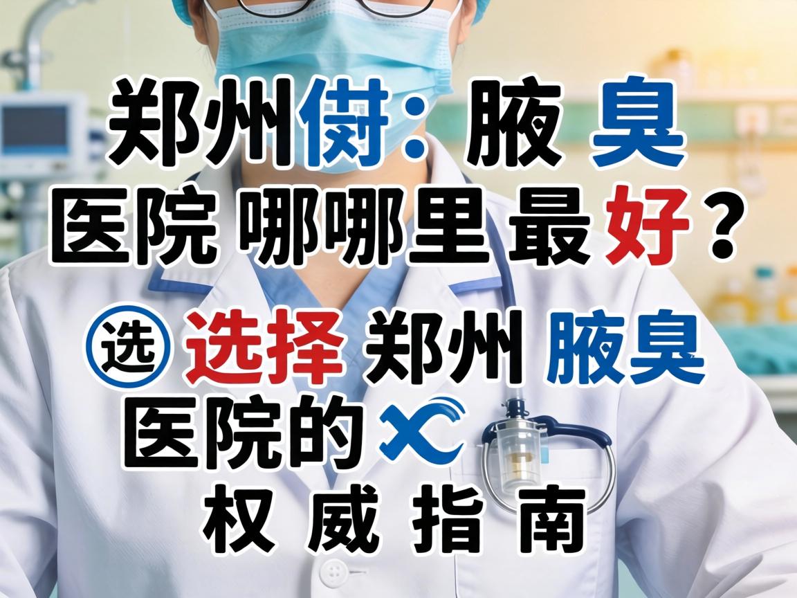 郑州腋臭医院哪里最好?选择郑州腋臭医院的权威指南 郑州腋臭医院哪里最好?选择郑州腋臭医院的权威指南