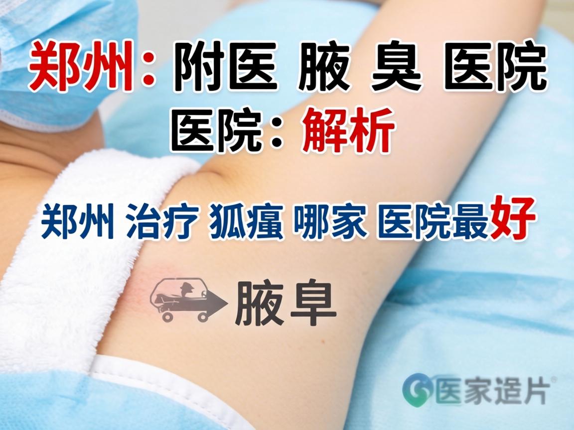 郑州附医腋臭医院解析，郑州治疗狐臭哪家医院最好